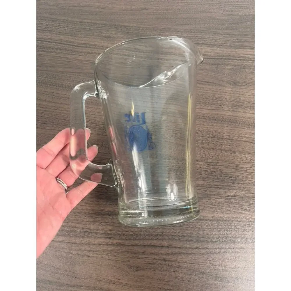 Vintage Miller Lite Beer Pitcher 60 oz Glass Barware – A Fine Pilsner Beer Logo‎